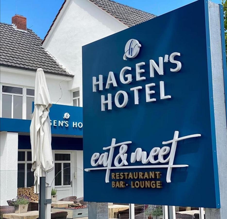 Hagen'S Hotel "Eat & Meet" Restaurant Bar Lounge Haren Kültér fotó
